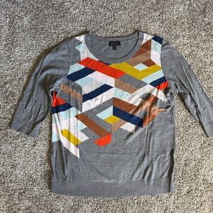 The Limited Gray Knit Sweater